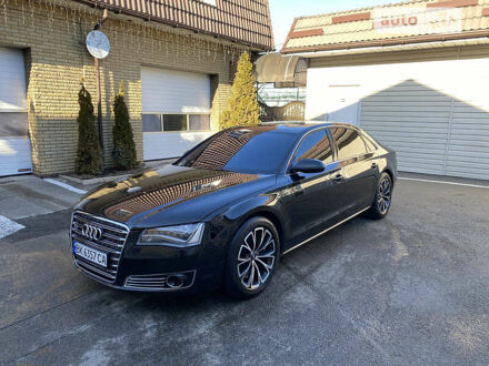Ауді A8 2012 у Києві на Automoto.ua Чорний Ауді A8, об'ємом двигуна 6.3 л та пробігом 171 тис. км за 25500 $, фото 1 на Automoto.ua
