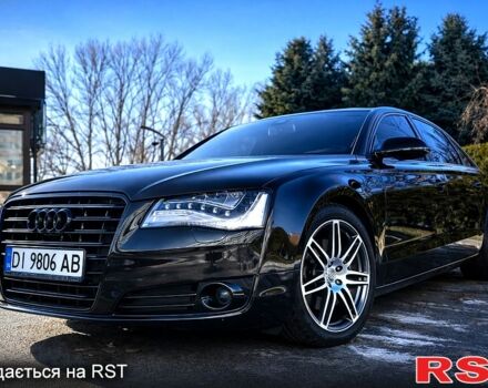 Черный Ауди А8, объемом двигателя 4 л и пробегом 145 тыс. км за 22500 $, фото 1 на Automoto.ua