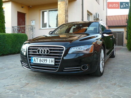 Ауді A8 2013 у Івано-Франківську на Automoto.ua Чорний Ауді A8, об'ємом двигуна 2.97 л та пробігом 191 тис. км за 19500 $, фото 1 на Automoto.ua