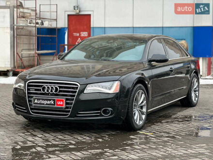 Черный Ауди А8, объемом двигателя 3 л и пробегом 217 тыс. км за 15490 $, фото 1 на Automoto.ua