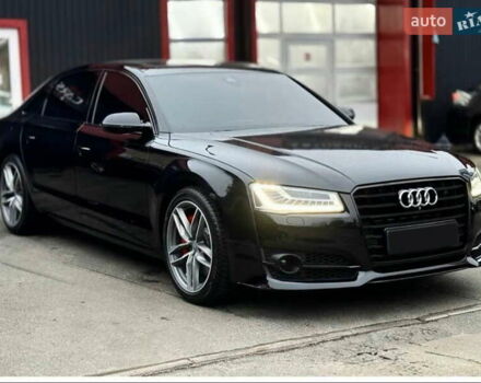 Черный Ауди А8, объемом двигателя 3 л и пробегом 218 тыс. км за 19000 $, фото 1 на Automoto.ua