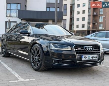 Черный Ауди А8, объемом двигателя 4 л и пробегом 205 тыс. км за 28000 $, фото 1 на Automoto.ua