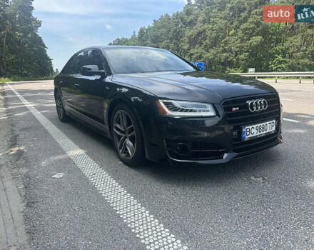 Черный Ауди А8, объемом двигателя 3 л и пробегом 130 тыс. км за 19000 $, фото 1 на Automoto.ua
