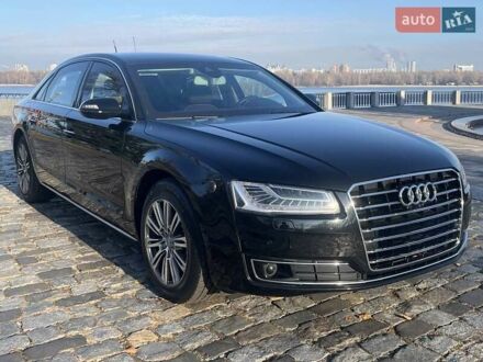 Ауди А8 2017 в Киеве на Automoto.ua Черный Ауди А8, объемом двигателя 4 л и пробегом 158 тыс. км за 148000 $, фото 1 на Automoto.ua