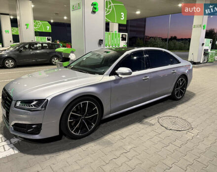 Серый Ауди А8, объемом двигателя 4 л и пробегом 143 тыс. км за 41500 $, фото 1 на Automoto.ua