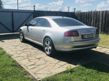 Ауді A8 2004 у Полтаві на Automoto.ua Сірий Ауді A8, об'ємом двигуна 3 л та пробігом 320 тис. км за 7500 $, фото 1 на Automoto.ua