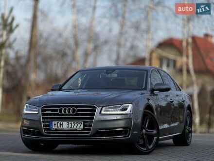 Ауді A8 2015 у Дрогобичі на Automoto.ua Сірий Ауді A8, об'ємом двигуна 3 л та пробігом 159 тис. км за 29950 $, фото 1 на Automoto.ua