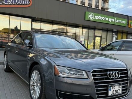 Ауді A8 2016 у Ужгороді на Automoto.ua Сірий Ауді A8, об'ємом двигуна 3 л та пробігом 155 тис. км за 22500 $, фото 1 на Automoto.ua