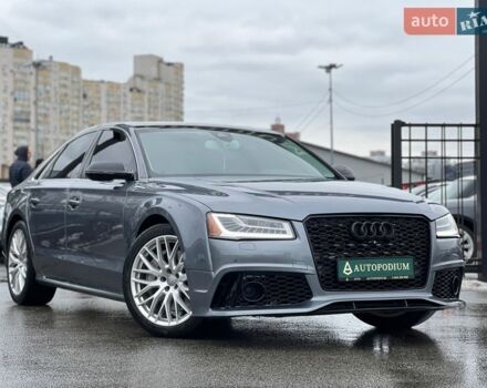 Серый Ауди А8, объемом двигателя 4 л и пробегом 92 тыс. км за 29999 $, фото 1 на Automoto.ua