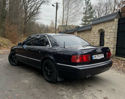 Синий Ауди А8, объемом двигателя 2.8 л и пробегом 401 тыс. км за 4000 $, фото 3 на Automoto.ua