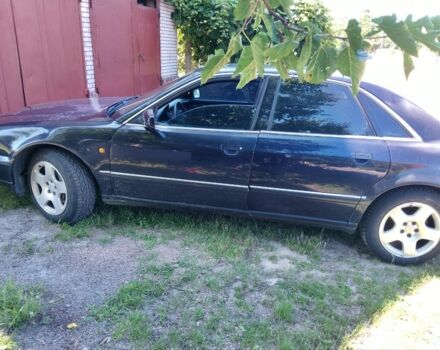 Синий Ауди А8, объемом двигателя 2.5 л и пробегом 430 тыс. км за 2300 $, фото 3 на Automoto.ua