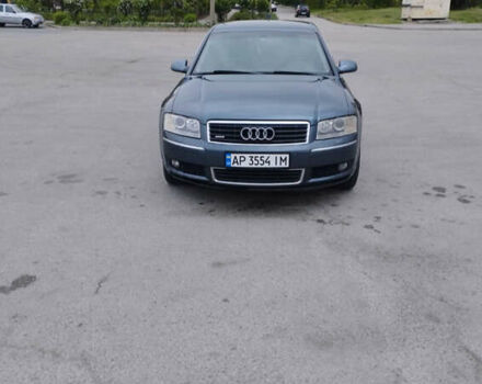 Синий Ауди А8, объемом двигателя 3 л и пробегом 370 тыс. км за 7300 $, фото 2 на Automoto.ua