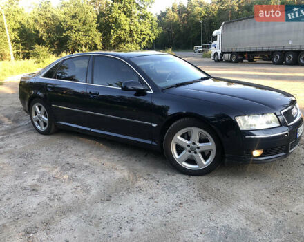 Синий Ауди А8, объемом двигателя 4 л и пробегом 450 тыс. км за 7500 $, фото 4 на Automoto.ua