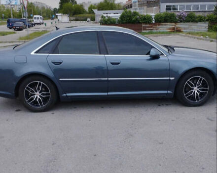 Синий Ауди А8, объемом двигателя 3 л и пробегом 370 тыс. км за 7300 $, фото 5 на Automoto.ua