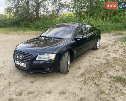 Синий Ауди А8, объемом двигателя 4.2 л и пробегом 216 тыс. км за 9500 $, фото 4 на Automoto.ua