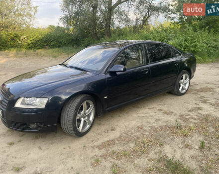 Синий Ауди А8, объемом двигателя 4.2 л и пробегом 216 тыс. км за 9500 $, фото 1 на Automoto.ua