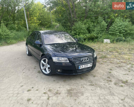 Синий Ауди А8, объемом двигателя 4.2 л и пробегом 216 тыс. км за 9500 $, фото 3 на Automoto.ua