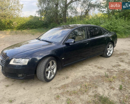 Синий Ауди А8, объемом двигателя 4.2 л и пробегом 216 тыс. км за 9500 $, фото 5 на Automoto.ua