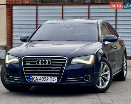 Синий Ауди А8, объемом двигателя 4.16 л и пробегом 160 тыс. км за 14300 $, фото 1 на Automoto.ua