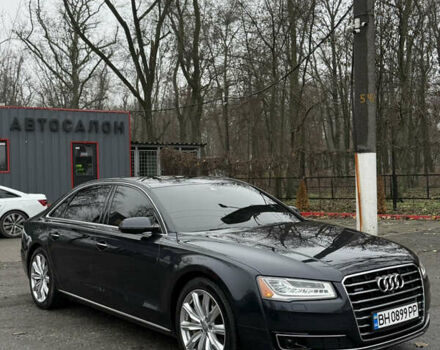 Синий Ауди А8, объемом двигателя 3 л и пробегом 162 тыс. км за 19500 $, фото 1 на Automoto.ua