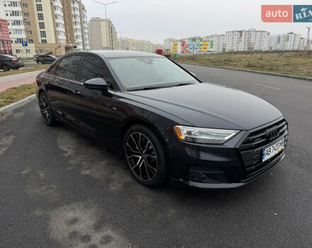 Синий Ауди А8, объемом двигателя 3 л и пробегом 59 тыс. км за 50500 $, фото 2 на Automoto.ua