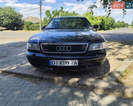Синий Ауди А8, объемом двигателя 4.2 л и пробегом 370 тыс. км за 6000 $, фото 1 на Automoto.ua