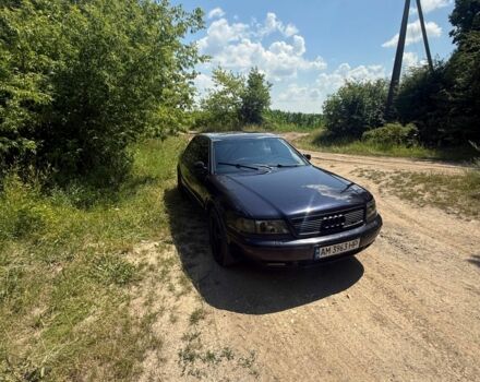 Синій Ауді A8, об'ємом двигуна 2.8 л та пробігом 250 тис. км за 3800 $, фото 1 на Automoto.ua