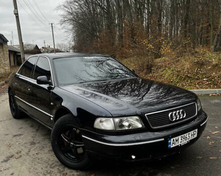 Синий Ауди А8, объемом двигателя 2.8 л и пробегом 401 тыс. км за 4000 $, фото 1 на Automoto.ua
