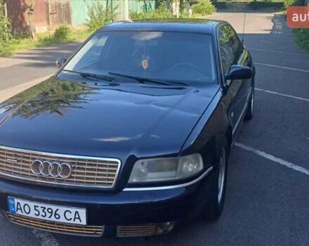 Синий Ауди А8, объемом двигателя 2.5 л и пробегом 352 тыс. км за 3800 $, фото 1 на Automoto.ua