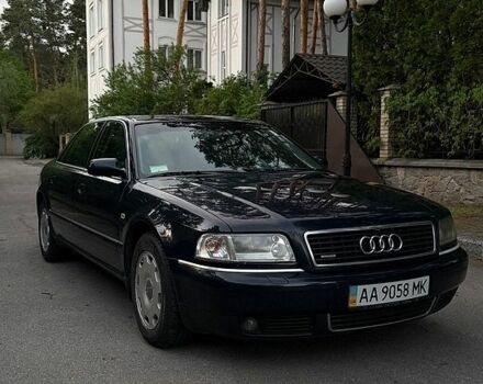 Синий Ауди А8, объемом двигателя 4.2 л и пробегом 129 тыс. км за 9500 $, фото 1 на Automoto.ua