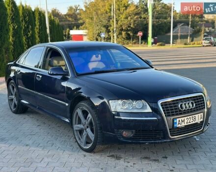 Синий Ауди А8, объемом двигателя 4.2 л и пробегом 298 тыс. км за 4900 $, фото 1 на Automoto.ua