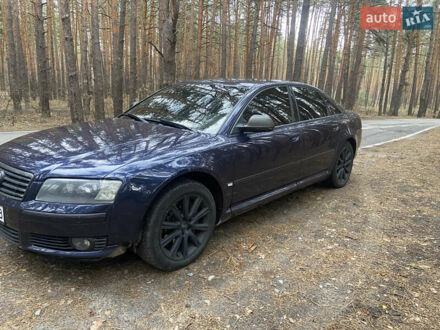 Синий Ауди А8, объемом двигателя 3 л и пробегом 328 тыс. км за 9000 $, фото 1 на Automoto.ua