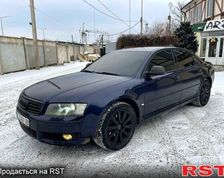 Синий Ауди А8, объемом двигателя 3 л и пробегом 300 тыс. км за 5500 $, фото 1 на Automoto.ua
