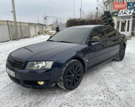 Синий Ауди А8, объемом двигателя 2.97 л и пробегом 300 тыс. км за 5500 $, фото 1 на Automoto.ua