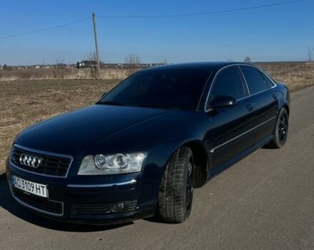 Синий Ауди А8, объемом двигателя 3.94 л и пробегом 293 тыс. км за 7500 $, фото 1 на Automoto.ua