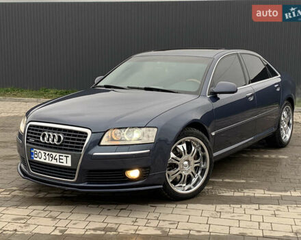 Синий Ауди А8, объемом двигателя 4.2 л и пробегом 352 тыс. км за 12900 $, фото 1 на Automoto.ua