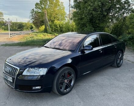 Синий Ауди А8, объемом двигателя 4.1 л и пробегом 340 тыс. км за 10300 $, фото 1 на Automoto.ua
