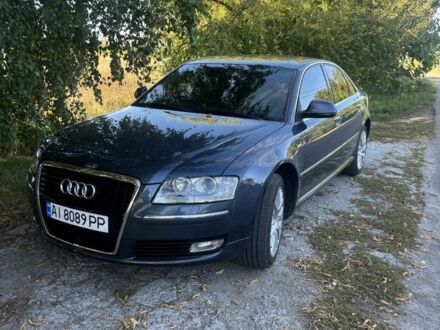 Ауді A8 2008 у Броварах на Automoto.ua Синій Ауді A8, об'ємом двигуна 3 л та пробігом 428 тис. км за 12000 $, фото 1 на Automoto.ua