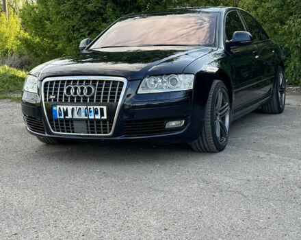 Синий Ауди А8, объемом двигателя 4.2 л и пробегом 360 тыс. км за 11800 $, фото 1 на Automoto.ua