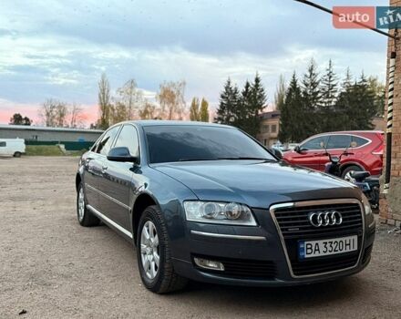 Синий Ауди А8, объемом двигателя 3 л и пробегом 360 тыс. км за 9500 $, фото 1 на Automoto.ua
