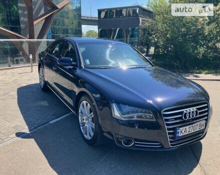 Синий Ауди А8, объемом двигателя 4.2 л и пробегом 189 тыс. км за 27500 $, фото 1 на Automoto.ua