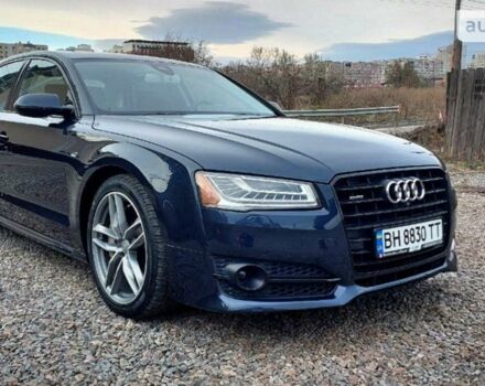 Синій Ауді A8, об'ємом двигуна 3 л та пробігом 136 тис. км за 27000 $, фото 1 на Automoto.ua