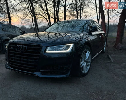 Синий Ауди А8, объемом двигателя 3 л и пробегом 111 тыс. км за 32499 $, фото 1 на Automoto.ua