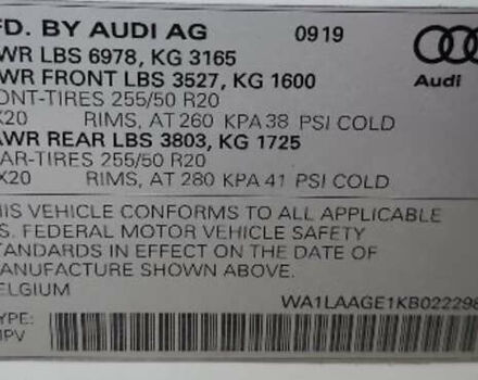 Белый Ауди E-Tron, объемом двигателя 0 л и пробегом 43 тыс. км за 35900 $, фото 40 на Automoto.ua