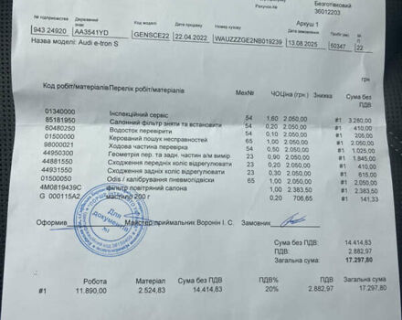 Чорний Ауді E-Tron, об'ємом двигуна 0 л та пробігом 51 тис. км за 47500 $, фото 38 на Automoto.ua