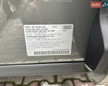 Серый Ауди E-Tron, объемом двигателя 0 л и пробегом 25 тыс. км за 44900 $, фото 11 на Automoto.ua