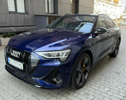 Синий Ауди E-Tron, объемом двигателя 0 л и пробегом 55 тыс. км за 32999 $, фото 1 на Automoto.ua