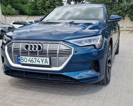 Синий Ауди E-Tron, объемом двигателя 0 л и пробегом 39 тыс. км за 36500 $, фото 2 на Automoto.ua
