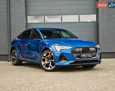 Синій Ауді E-Tron, об'ємом двигуна 0 л та пробігом 35 тис. км за 49899 $, фото 1 на Automoto.ua