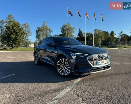 Синий Ауди E-Tron, объемом двигателя 0 л и пробегом 76 тыс. км за 36500 $, фото 19 на Automoto.ua